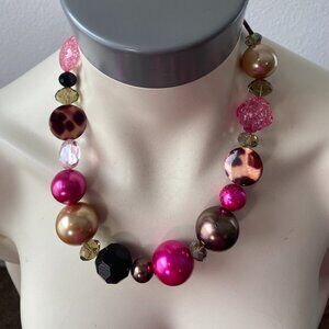 NECKLACE beaded multicolor BY JENNIFER MASSEY DESIGNS.